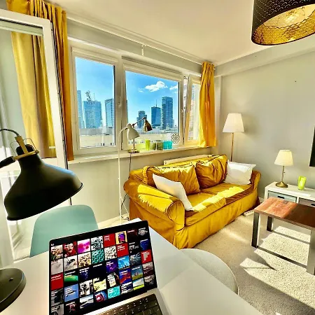 Gold 2 King Size Bed, Metro X2 Free Wifi, 50'tv Netflix, Hbo, Appletv+ Appartement Varsovie